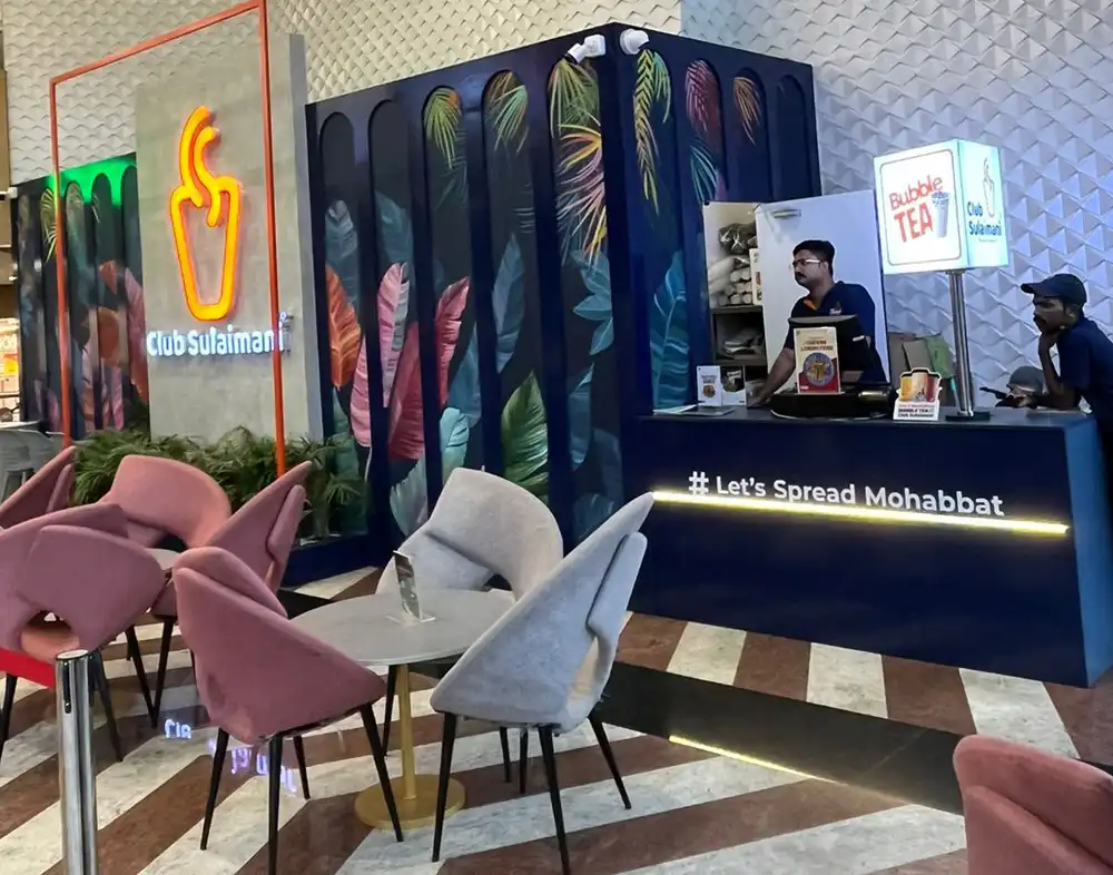 view of club sulaimani store at secura centre kannur